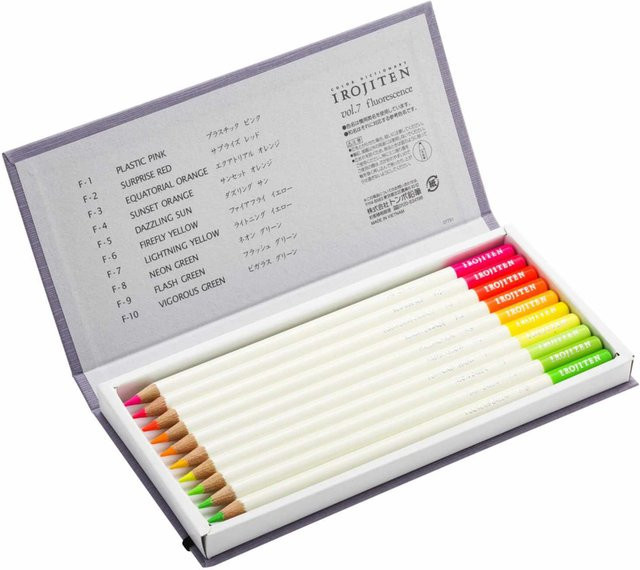 Tombow IROJITEN Farbstifte Set Multicolor mit leuchtenden Farben aus Holz für Erwachsene - Bild 1