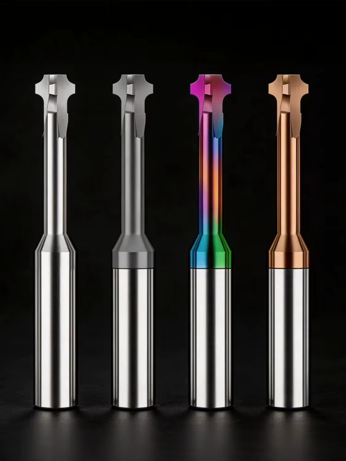 BB Eckenrundungsschneider UP DOWN Schneidwerkzeug aus hartmetallbeschichtetem Aluminium und Stahl in Silber, R0.2-R3 - Bild 5