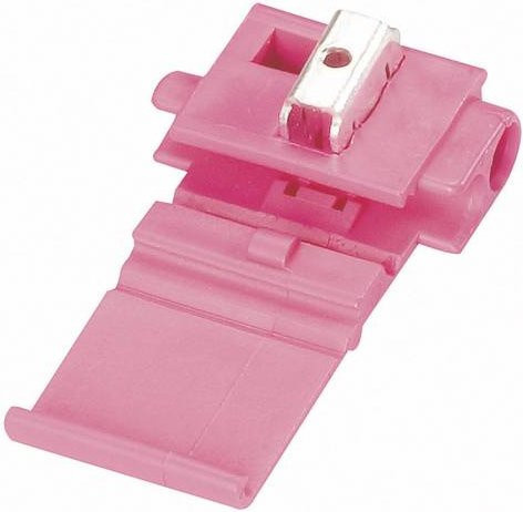 3M Schwachstromverbinder 558S flexibel und starr 0,5-1,5mm² Polzahl 2 Farbe Rot - Bild 1
