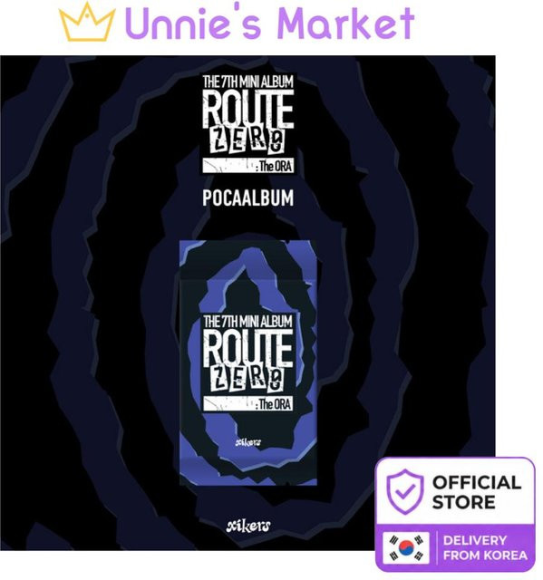 xikers 7. Mini-Album ROUTE ZERO The ORA POCAALBUM Blue mit CD und POCA Version - Bild 1