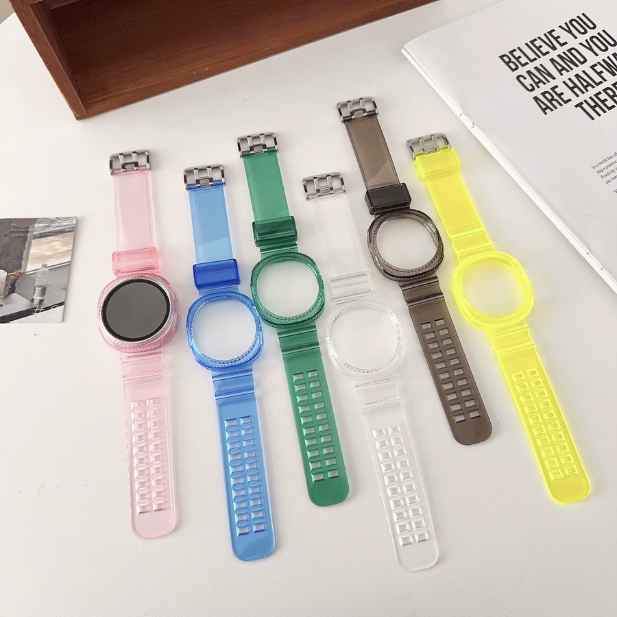 Samsung Galaxy Watch 8 Armband, Silikon, transparent, Unisex - Bild 1