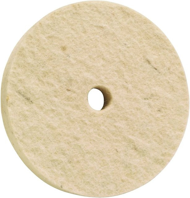 LUX-TOOLS Filzpolierscheibe beige Durchmesser: 75 mm - Bild 1