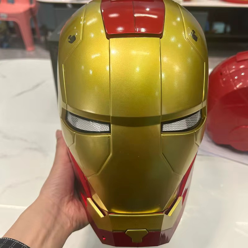Hot Toys Marvel Iron Man Maske, 1:1 Cartoon Helm, Elektrisch, Automatisch Öffnen Und Schließen - Bild 2