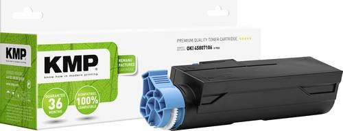 KMP Tonerpatrone Schwarz kompatibel mit OKI 45807106 für 8500 Seiten - Bild 1