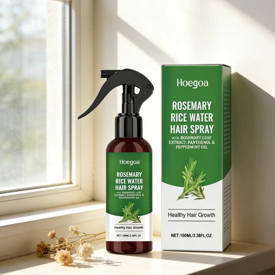 Hoegoa Rosmarin-Reiswasser Haarspray, 100 ml, Unisex - Bild 5