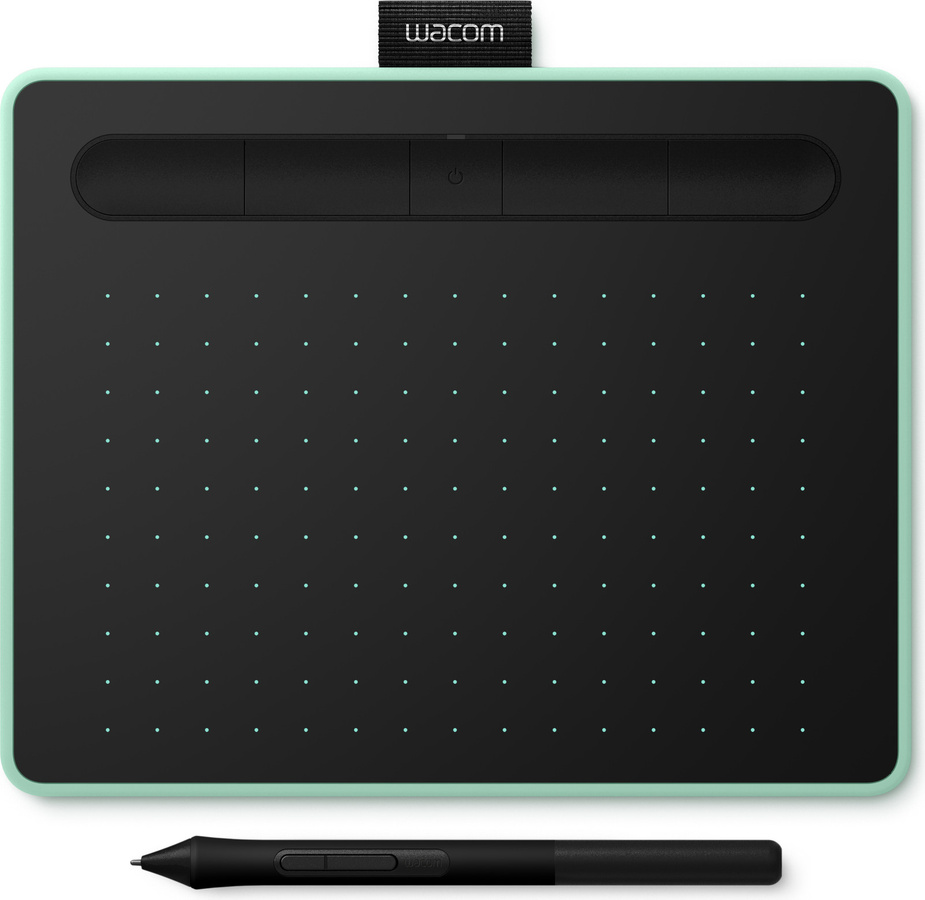 Wacom Intuos S Bluetooth Grafiktablett mit Stift, kabellos und verkabelt, 2540 lpi, B/T: 152 x 95 mm - Bild 1