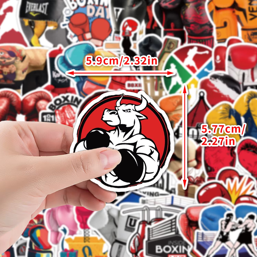 GOGOTU Cartoon Sport Aufkleber Set, bunte Graffiti Dekoration für Laptop, Gepäck und Telefon, Mehrfarbig - Bild 3