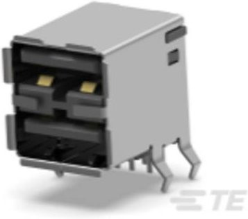TE Connectivity Tray USB-A Silber 5787745-4 - Bild 1