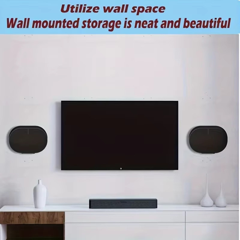 Sonos Era Wandhalterung aus Metall in Schwarz für intelligente Lautsprecher und Basis-Halterung - Bild 3