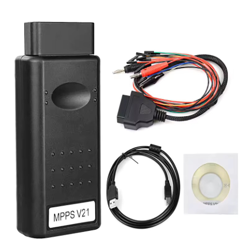 YIQIXIN MPPS V21 OBD2 ECU Chip Tuning Scanner Tool in Schwarz mit Breakout Tricore Kabel für die ECU Programmierung und Fahrzeugdiagnose - Bild 3