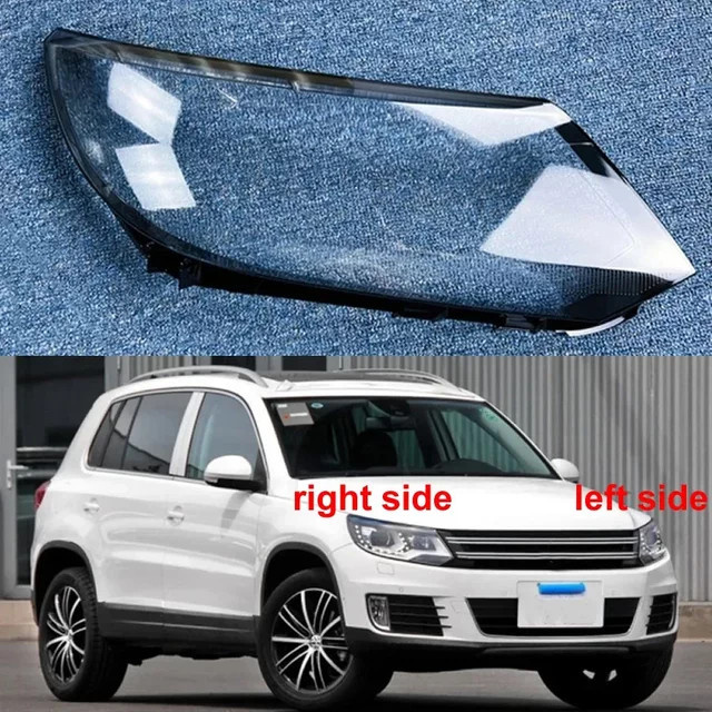 Transparente Scheinwerferlinsenabdeckung für VW Tiguan 2013 bis 2017 aus Plexiglas - Bild 1