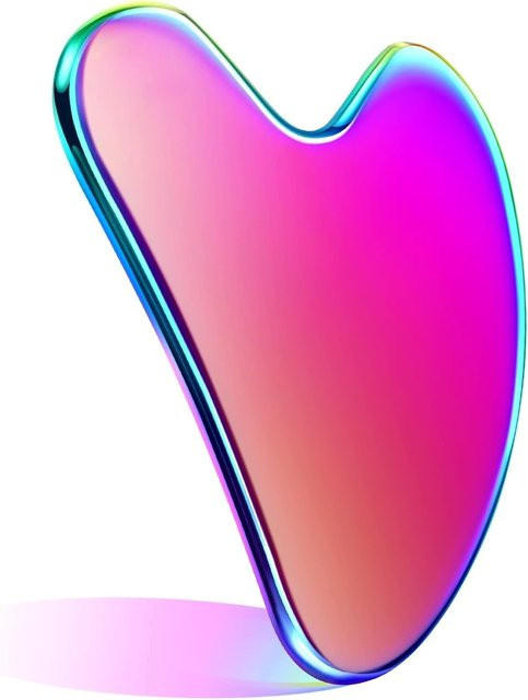DUTRIEUX Gua Sha Gesichtswerkzeug aus Edelstahl, Gesicht & Körper, Unisex - Bild 1