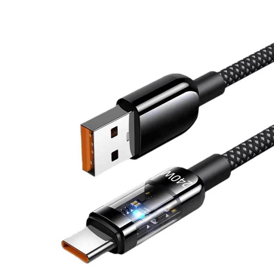 NNBILI USB Typ C Ladekabel 240W in Schwarz für Samsung Xiaomi Huawei und OPPO - Bild 7