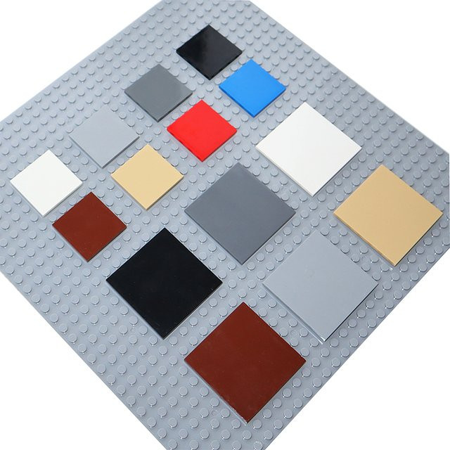 Bedi Yumy MOC Bausteine Set mit 1751 Teilen in Braun und Multicolour, Kreative DIY Fliesen und Glatte Bausteine für Kinder - Bild 1