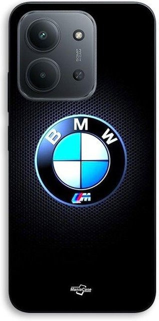 Maniacase Schutzhülle für Xiaomi Redmi 15C 5G mit BMW Logo und Karbon-Design in Schwarz - Bild 1