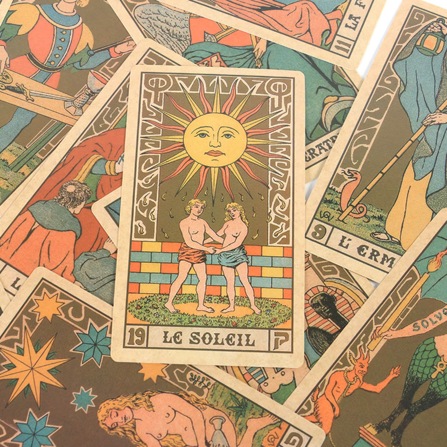 Wirth Symbolisches Tarot der Wirth, Tarotkarten mit Leitfaden, 78-Blatt-Tarotkarten - Bild 2