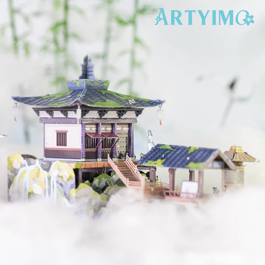 MU Infinite Cottage 3D Metall-Puzzle, DIY Bausatz, Mehrfarbig - Bild 4