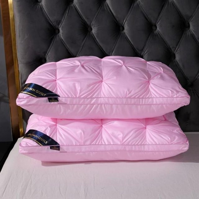 Quelle Hersteller Nackenstützkissen Set aus einem hohen und einem niedrigen Kissenkern aus Polyester für dein Bett - Bild 1
