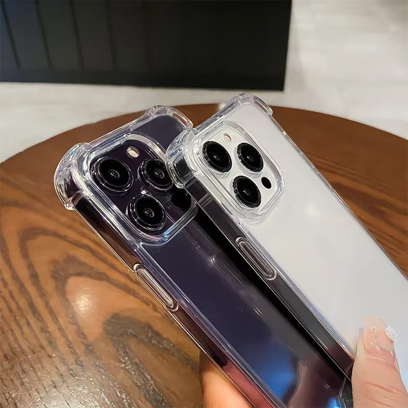 Stoßfeste und transparente Silikon Handyhülle von ROEG für iPhone 16, 15, 14, 13, 12, 11 Pro Max und Plus - Bild 3