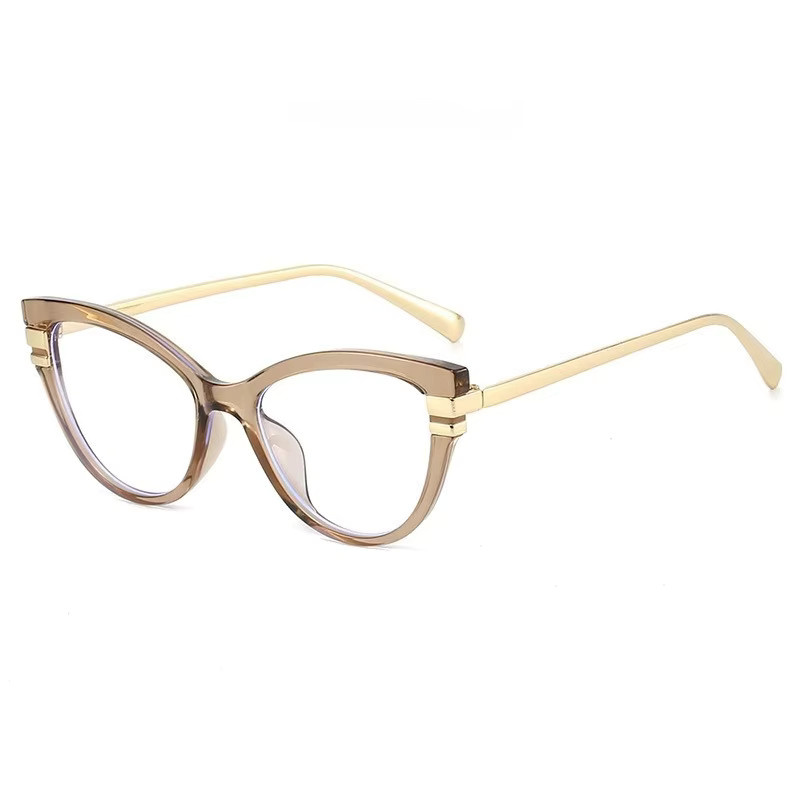 Kunkka coco Korrektionsbrille Cat Eye, Metall, Vollrand, Damen, Blaulichtfilter - Bild 4