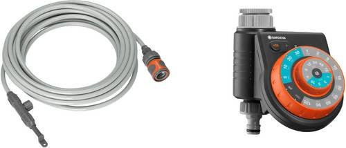 GARDENA CityGardening Outdoor Luftkühler Set mit 10m Schlauch, Nebeldüsen, Regulierventil und Bewässerungssteuerung Easyplus - Bild 1