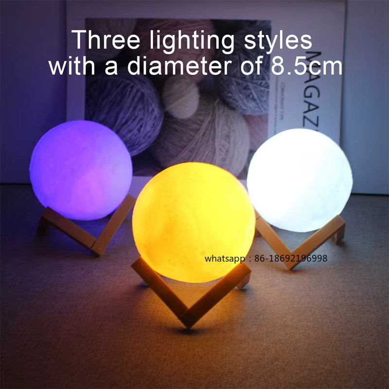LED Mondlicht Buchlampe mit Galaxie-Effekt in Multicolour als Nachtlicht für Kinderzimmer und Schlafzimmer - Bild 4