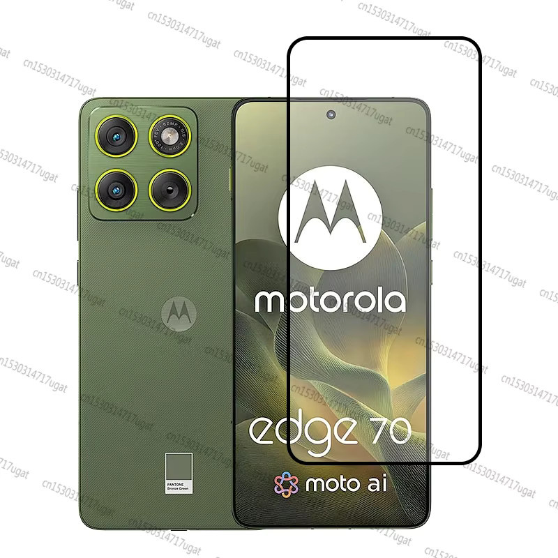 Motorola Edge 70 Panzerglas Display Schutzfolie und Kamera Objektiv Schutz Set transparent - Bild 2