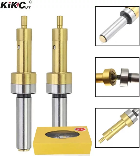 KiKCut Exzentrischer mechanischer Kantenfinder 10mm in Gold für Fräsen und Drehmaschinen als nicht-magnetischer Touch Point Sensor zur schnellen Messung - Bild 1
