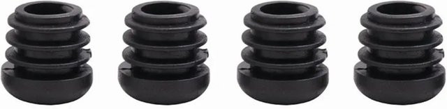 Siena Garden Fußkappen-Set Universal für Geflechtmöbel rund Schwarz Ø 22 mm - Bild 1