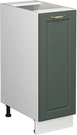 Vicco Apothekerschrank Fame-Line Küchenunterschrank im Landhausstil, Weiß/Grün/Gold, B: 30 cm