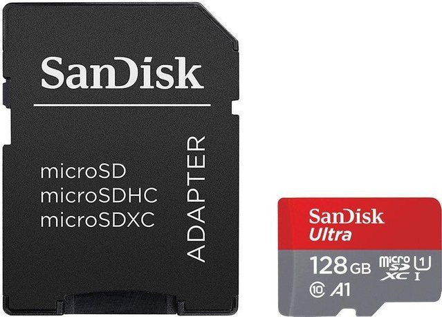 SanDisk Ultra microSDXC UHS-I Speicherkarte mit SD-Adapter, 128 GB - Bild 1