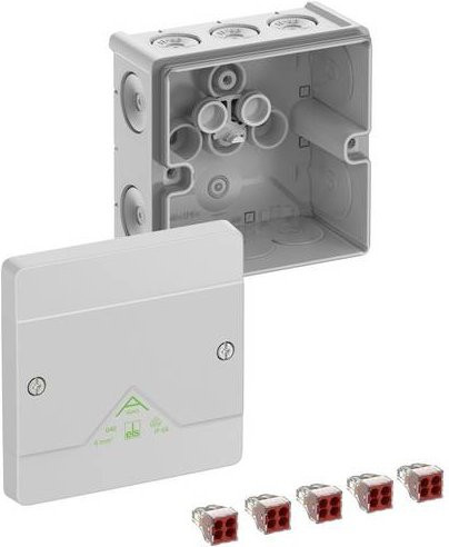 Spelsberg Abzweigkasten Grau IP66 B/T/H: 10,2 x 10,2 x 5,7 cm - Bild 1