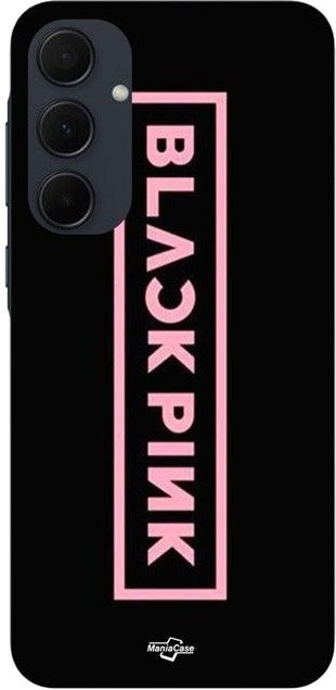 Maniacase Handyhülle für Samsung Galaxy A35 mit Blackpink VIP Tickets Logo in Schwarz - Bild 1