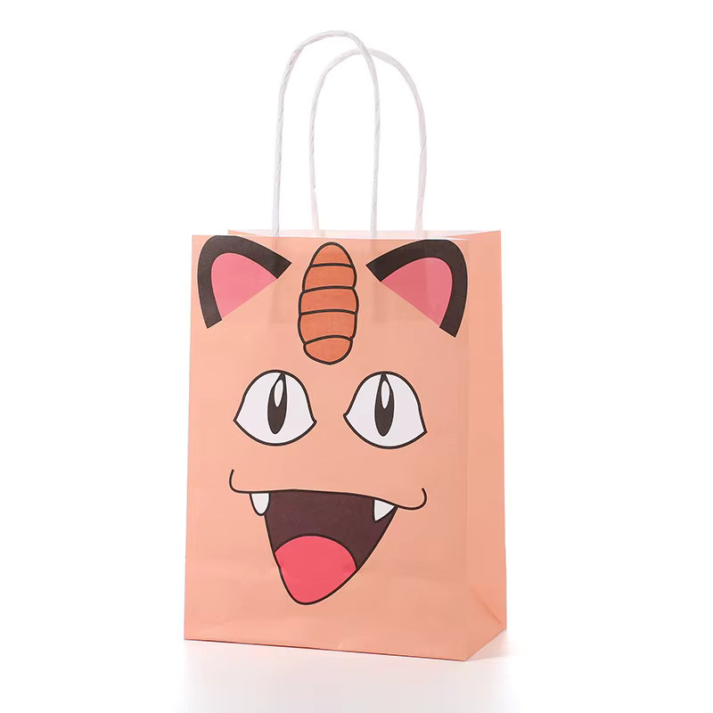 12er Set Pokemon Kraftpapiertüten von Bandai in Mehrfarbig für Kindergeburtstage und Partys - Bild 2