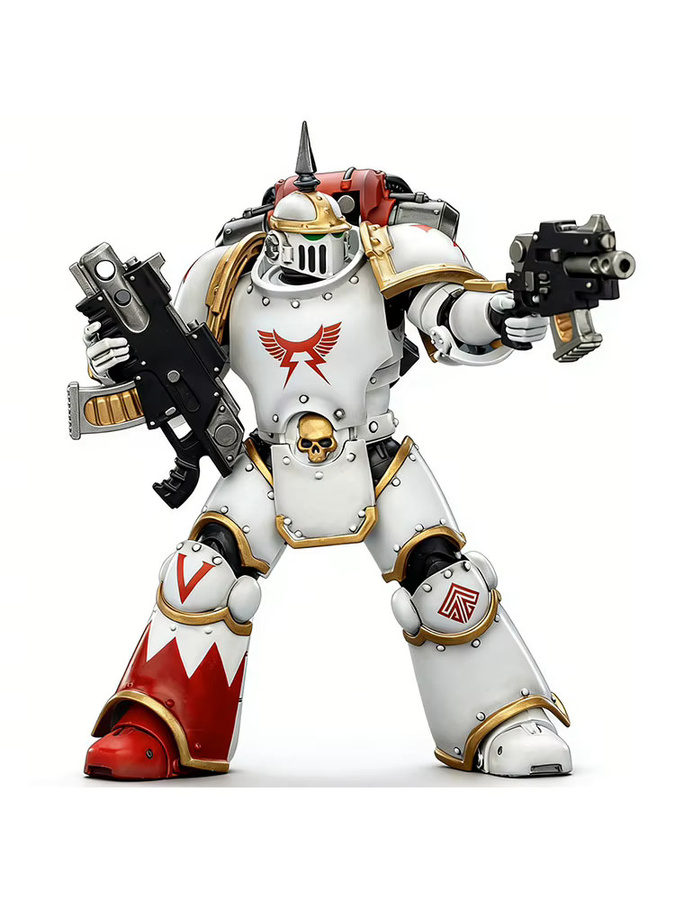 JOYTOY Warhammer 40K Horus Heresy Vorn World Eaters MKIII Taktische Space Marine Actionfigur, 1/18 Sammlerfigur - Bild 3