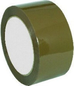 Gerlinger BOPP-Verpackungsklebeband aus Polypropylen in Braun mit Acrylatkleber, Breite: 75 mm, Länge: 66 m - Bild 1