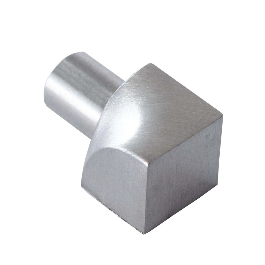 Dalsys Inneneck Fliesenschiene Viertelkreis aus Edelstahl gebürstet in Silber, 10mm - Bild 2