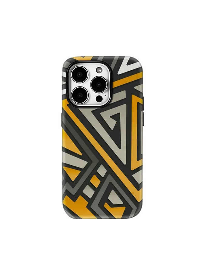 GeoVoyage Handyhülle mit doppelschichtiger Rückseite für iPhone 17 16 15 14 13 12 11 Pro Max Plus in Multicolour - Bild 6
