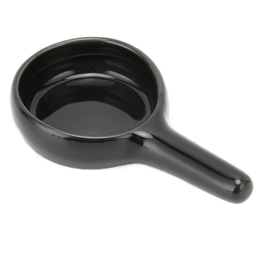 Teelichthalter in Löffelform aus Keramik von Tooarts, Schwarz - Bild 2