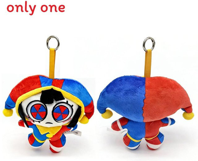 QuillQuest Der Erstaunliche Digitale Zirkus Clown, Plüsch Schlüsselanhänger - Bild 1