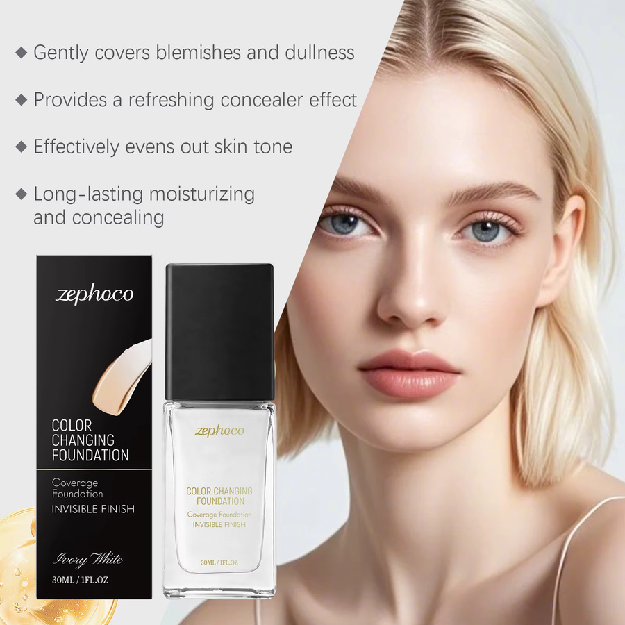 zephoco Concealer, selbstregulierende Farbgrundierung, Samt-Finish - Bild 2