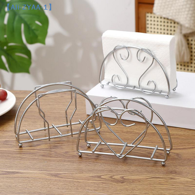 JETTING Serviettenhalter aus Metall in Silber als Organizer für Küche und Restaurant - Bild 1