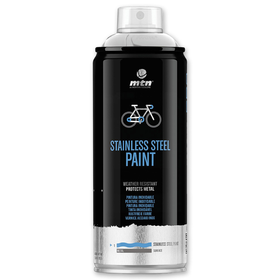 MTN PRO Sprühlack Edelstahl Silver 400 ml - Bild 1