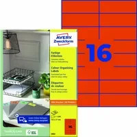 Avery Zweckform Universaletikett aus Papier in Weiß, B x H: 105 x 37 mm - Bild 1
