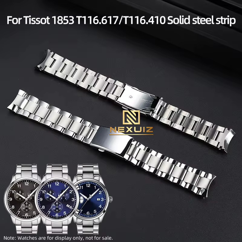 Nexuiz Uhrenarmband Edelstahl, 22 mm, Silber, Herren - Bild 2