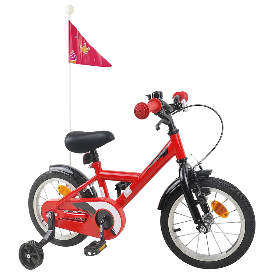 VD Home Furnishing Kinderfahrrad 12 Zoll Rot - Bild 2