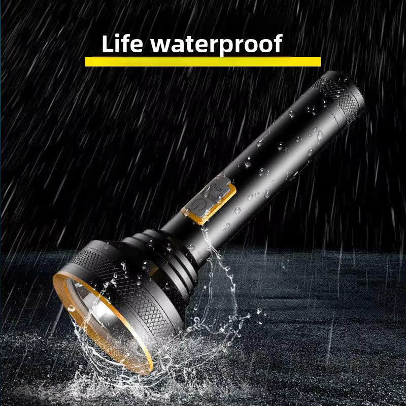 JIASHUAIXIN x123 LED-Taschenlampe aus Aluminiumlegierung mit integriertem Akku und Typ-C-Aufladung für Wandern und Camping - Bild 3