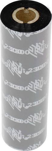 Zebra ZipShip 2300 Thermotransfer Farbband Wachs Schwarz 110 mm 74 m 12 Stück 02300GS11007 - Bild 1
