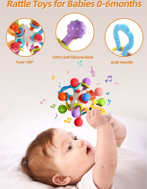 Dantrol Baby Manhattan Ball, Spielzeug, Bunt / Mehrfarbig, ab 0 Jahre - Bild 1