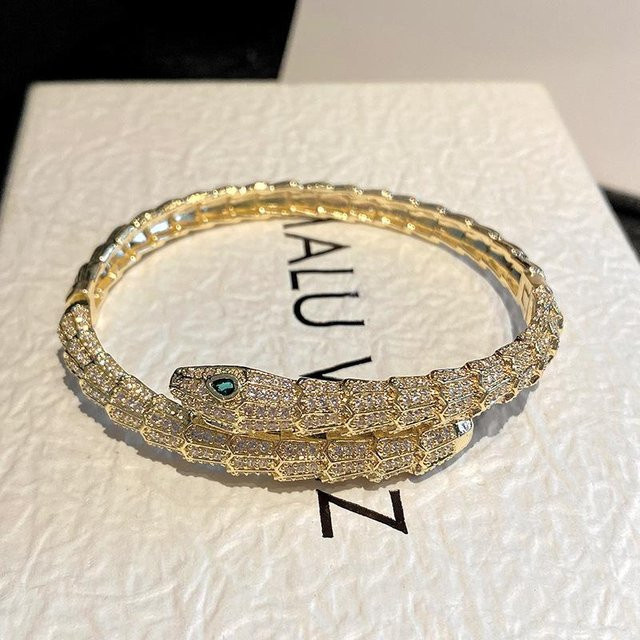 Schlangenarmband, Grünauge, Damen - Bild 1